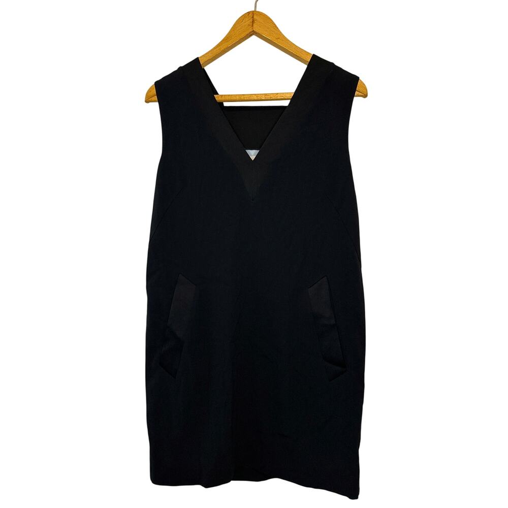 Rag & Bone Black Sleeveless Mini Shift Dress with Pockets size 6